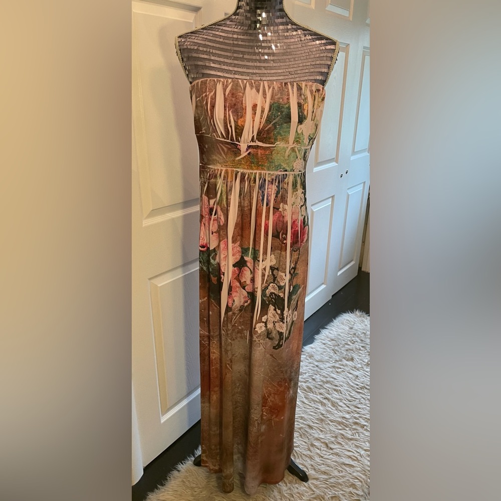 Strapless Vintage Maxi Dress by Believe